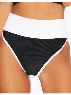 BEACH RIOT Emmy Colorblock Bikini Bottom. Size Medium.